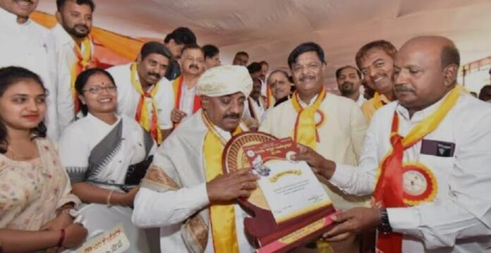 Rajyotsava award for Rowdy sheeter